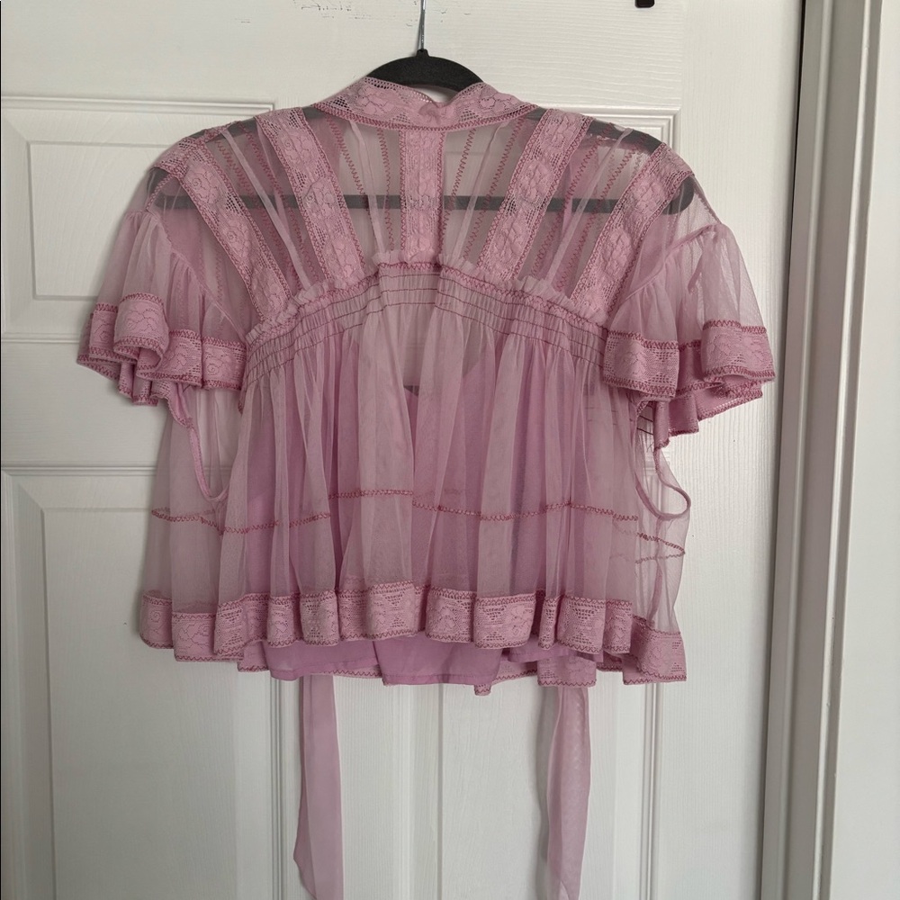 Anthropologie babydoll top
